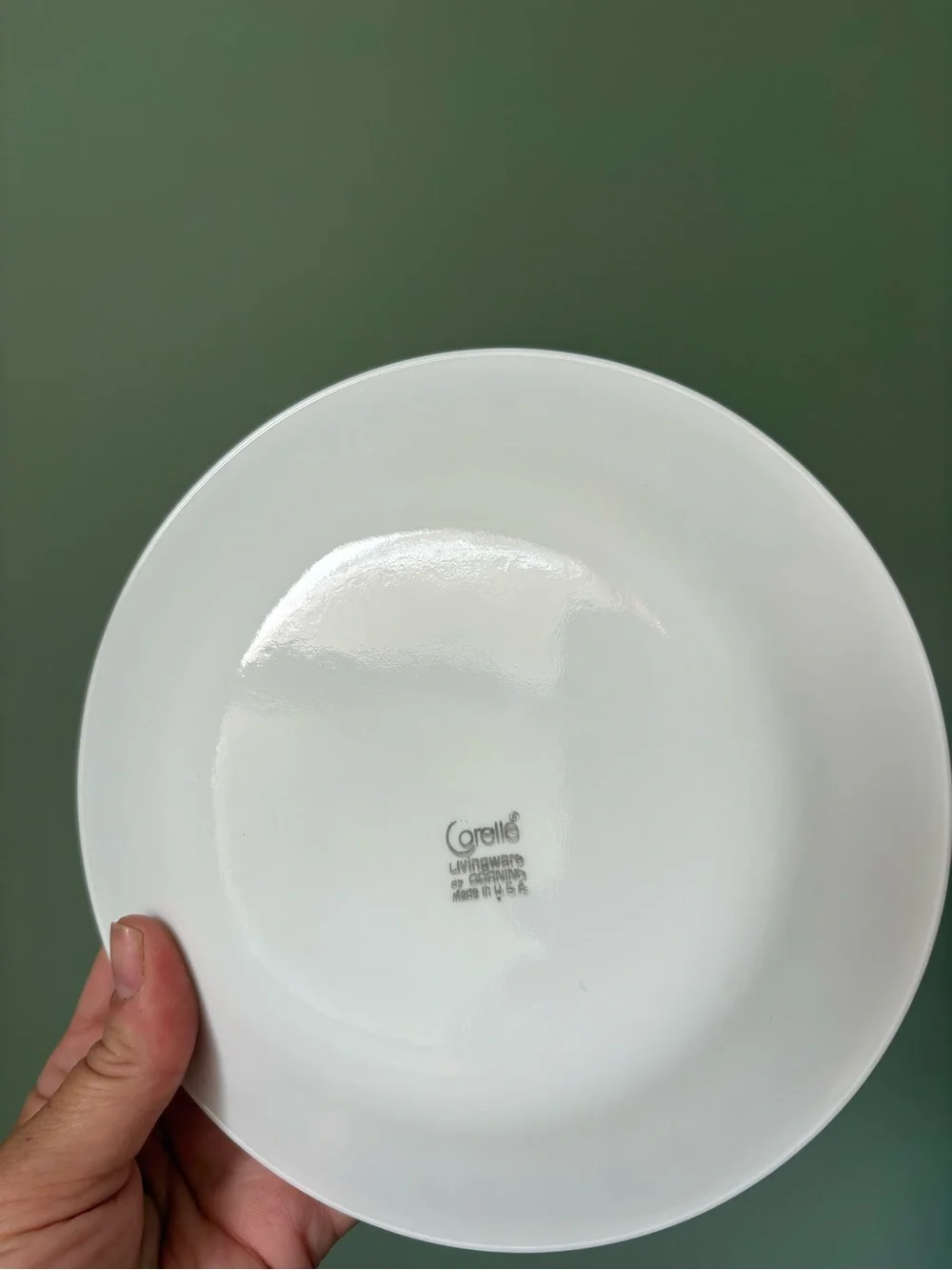 Set of 4 Corelle Snowflake Blue Saucers